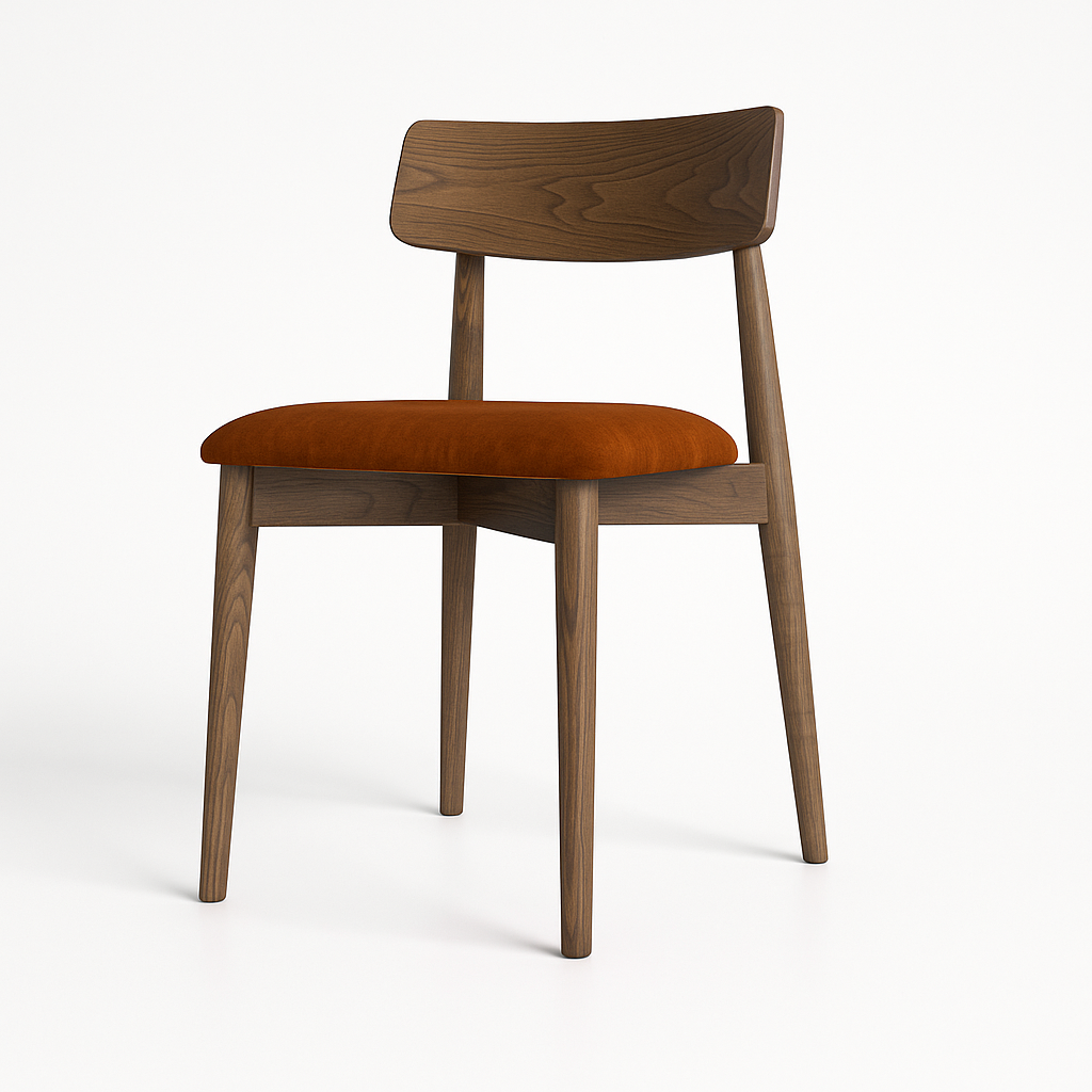 Küchenstuhl aus Samt | Modell CRISTI