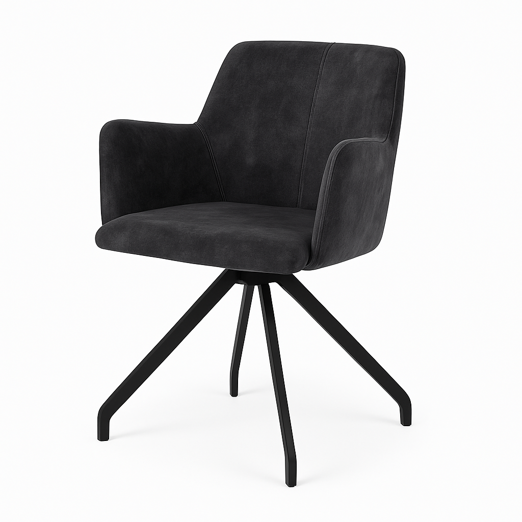 Küchenstuhl aus Samt | Modell GIAN