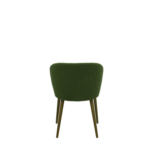 Grüner Samt- oder Lederstuhl |  Modell CAPRICE